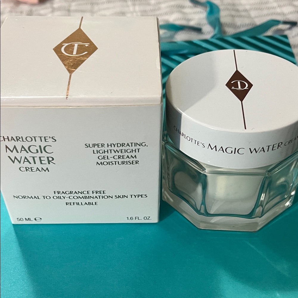 Charlotte Tilbury Magic Water Cream with Gold Accents
